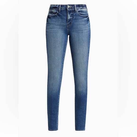 L'AGENCE Marguerite High-Rise Skinny Jeans 26 Blue - Picture 15 of 15